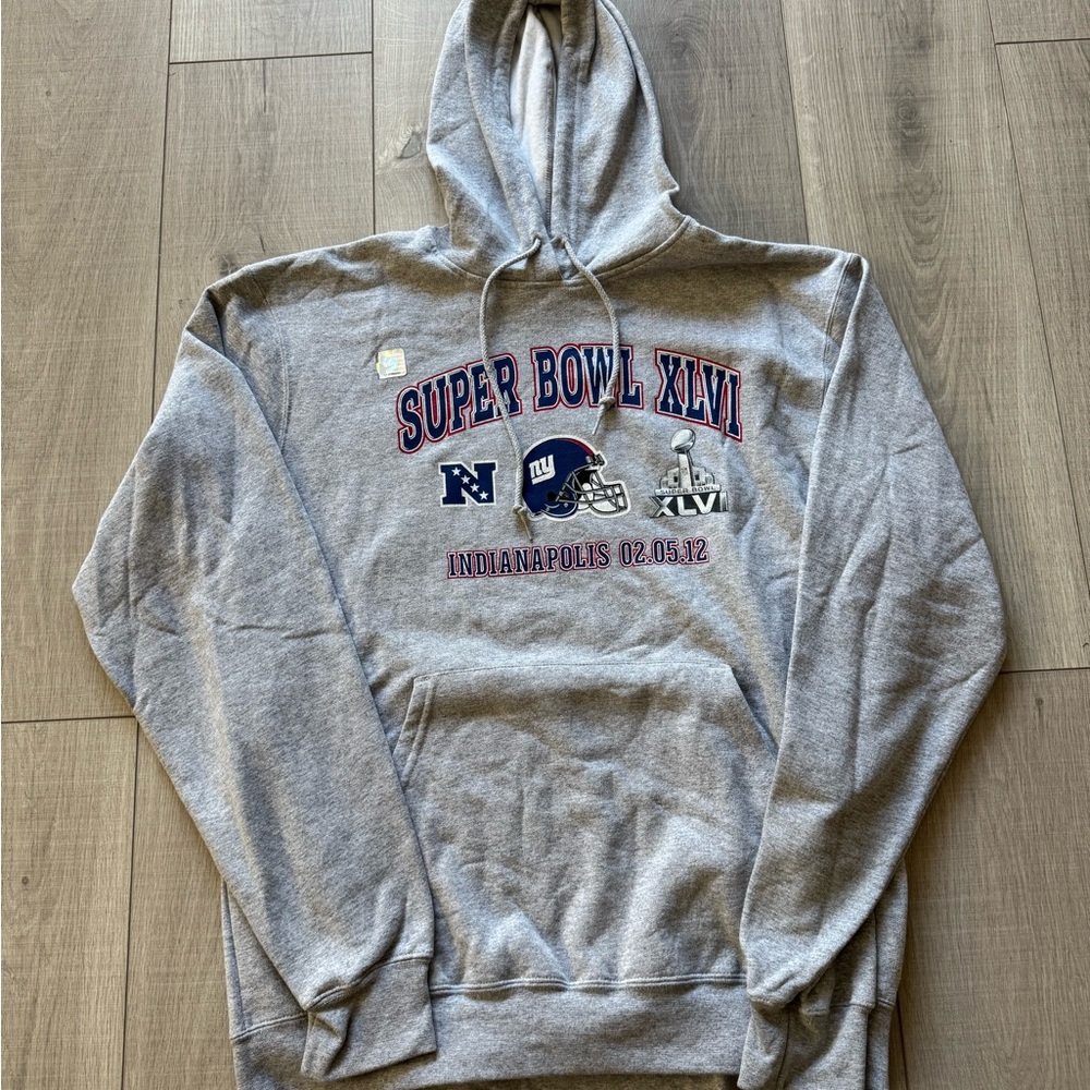 NFL Gray Super Bowl XLVI Hoodie